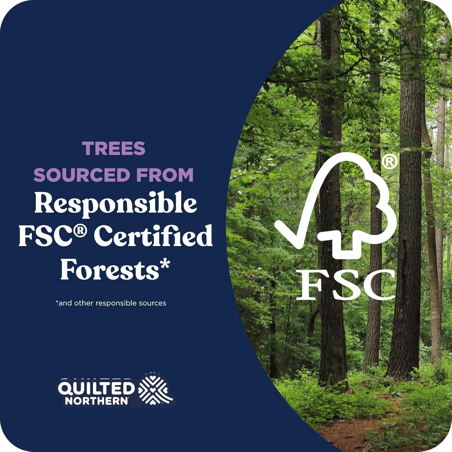 Quilted Northern Ultra Plush Toilet Paper, 24 Mega Rolls = 96 Regular Rolls, 3X Thicker*, 3 Ply Soft Toilet Tissue